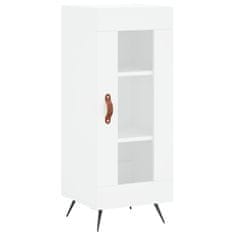 Vidaxl Skříň highboard bílá 34,5 x 34 x 180 cm kompozitní dřevo