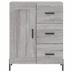 Vidaxl Skříň highboard šedá sonoma 69,5 x 34 x 180 cm kompozitní dřevo