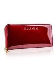 Betlewski Kožená dámská peněženka Zbpd-Bs-5201 Červená