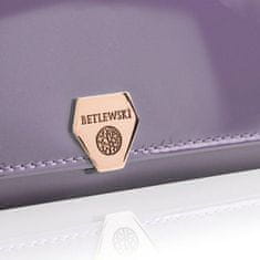 Betlewski Dámská kožená peněženkaBpd-Vs-513 Purple