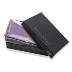 Betlewski Dámská kožená peněženkaBpd-Vs-513 Purple