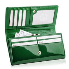 Betlewski Dámská kožená peněženka Zbpd-Bs-100 Green