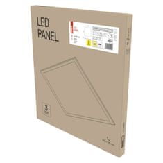 Emos LED panel MAXXO 60 x 60 cm, 40 W, 4090 lm, teplá bílá, UGR