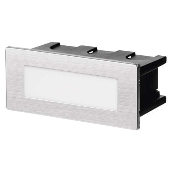 Emos LED orientační svítidlo AMAL vestavné, 12 x 5 cm, 1,5 W, teplá bílá, IP65