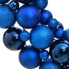 Vidaxl Vánoční věnec modrý 45 cm polystyren