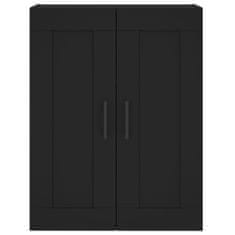 Vidaxl Skříň highboard černá 69,5 x 34 x 180 cm kompozitní dřevo