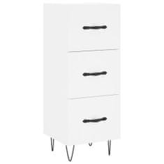 Vidaxl Skříň highboard bílá 34,5 x 34 x 180 cm kompozitní dřevo