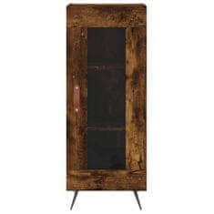 Greatstore Skříň highboard kouřový dub 34,5 x 34 x 180 cm kompozitní dřevo