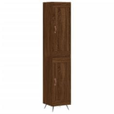 Vidaxl Skříň highboard hnědý dub 34,5 x 34 x 180 cm kompozitní dřevo