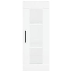 Greatstore Skříň highboard bílá 34,5 x 34 x 180 cm kompozitní dřevo