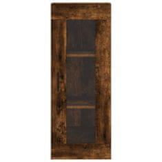 Vidaxl Skříň highboard kouřový dub 34,5 x 34 x 180 cm kompozitní dřevo