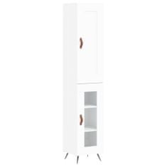 Vidaxl Skříň highboard bílá 34,5 x 34 x 180 cm kompozitní dřevo