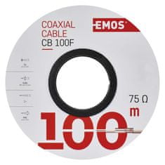 Emos Koaxiální kabel CB100F, 100m