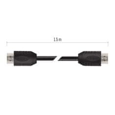 Emos HDMI 2.1 high speed kabel A vidlice – A vidlice 1,5 m