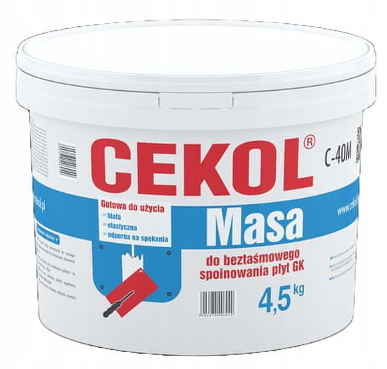 CEKOL Bezlepková spárovací hmota pro sádrokarton 4,5 kg