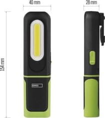 Emos COB LED + SMD LED nabíjecí svítilna P4537, 330 lm, 1200 mAh