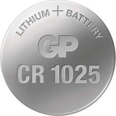 GP lithiová knoflíková baterie CR1025