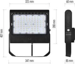 Emos LED reflektor AGENO 150W, černý, neutrální bílá