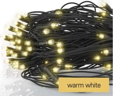 Emos Standard LED spojovací vánoční řetěz – síť, 1,5x2 m, venkovní, teplá bílá