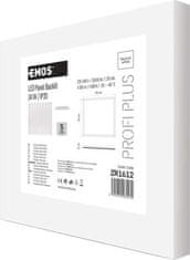 Emos LED panel LEXXO backlit 60×60, čtvercový vestavný bílý, 34W neutr. b.