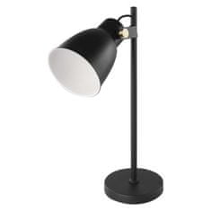 Emos Stolní lampa JULIAN na žárovku E27, černá