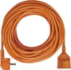 Emos Prodlužovací kabel 20 m / 1 zásuvka / oranžový / PVC / 230 V / 1,5 mm2