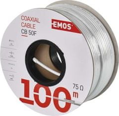 Emos Koaxiální kabel CB50F, 100m