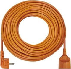 Emos Prodlužovací kabel 30 m / 1 zásuvka / oranžový / PVC / 230 V / 1,5 mm2