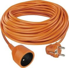 Emos Prodlužovací kabel 30 m / 1 zásuvka / oranžový / PVC / 230 V / 1,5 mm2