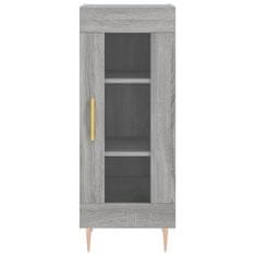 Greatstore Skříň highboard šedá sonoma 34,5 x 34 x 180 cm kompozitní dřevo