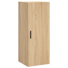 Vidaxl Skříň highboard dub sonoma 34,5 x 34 x 180 cm kompozitní dřevo