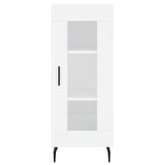 Greatstore Skříň highboard bílá 34,5 x 34 x 180 cm kompozitní dřevo