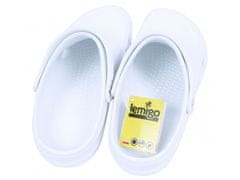 sarcia.eu Bílé zdravotní sanitární pantofle značky LEMIGO 36 EU