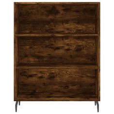 Vidaxl Skříň highboard kouřový dub 69,5 x 34 x 180 cm kompozitní dřevo