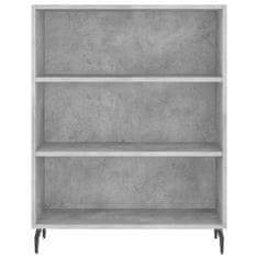 Vidaxl Skříň highboard betonově šedá 69,5x34x180 cm kompozitní dřevo