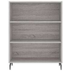 Greatstore Skříň highboard šedá sonoma 69,5 x 34 x 180 cm kompozitní dřevo