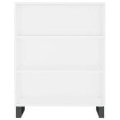 Greatstore Skříň highboard bílá 69,5 x 34 x 180 cm kompozitní dřevo