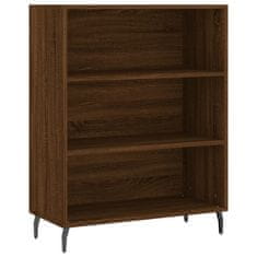 Greatstore Skříň highboard hnědý dub 69,5 x 34 x 180 cm kompozitní dřevo