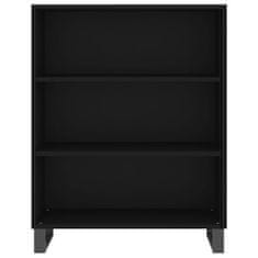 Vidaxl Skříň highboard černá 69,5 x 34 x 180 cm kompozitní dřevo