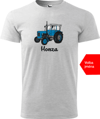 Hobbytriko Tričko s traktorem a jménem - Starý traktor Barva: Béžová (51), Velikost: 2XL