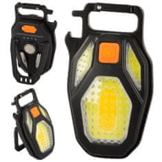 Bailong 08370 Svítilna LED COB na klíče s otvírákem, magnet