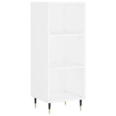 Vidaxl Skříň highboard bílá s vysokým leskem 34,5x32,5x180 cm kompozit