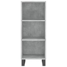 Vidaxl Skříň highboard betonově šedá 34,5x34x180 cm kompozitní dřevo