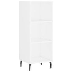 Greatstore Skříň highboard bílá 34,5 x 34 x 180 cm kompozitní dřevo