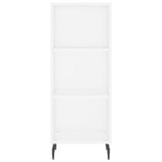 Vidaxl Skříň highboard bílá 34,5 x 34 x 180 cm kompozitní dřevo