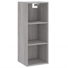 Vidaxl Skříň highboard šedá sonoma 34,5x32,5x180 cm kompozitní dřevo