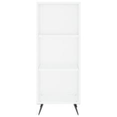 Greatstore Skříň highboard bílá 34,5 x 34 x 180 cm kompozitní dřevo