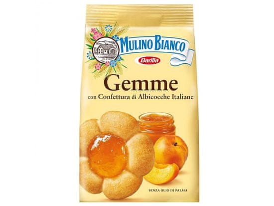sarcia.eu MULINO BIANCO Gemme- Křehké sušenky s meruňkovou náplní 200g