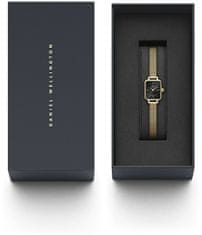 Daniel Wellington Micro Quadro Mini Evergold Onyx DW00100652