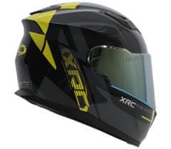 XRC Helma na motorku black/yellow fluo vel. L